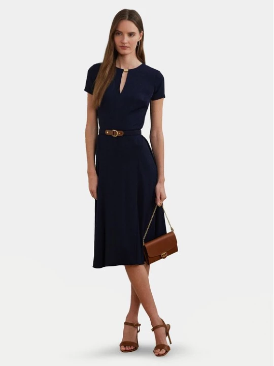 Obrázek produktu LAUREN RALPH LAUREN Koktejlové šaty 200973369001 Tmavomodrá Regular Fit