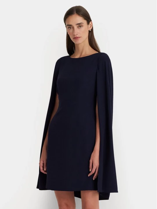 Obrázek produktu LAUREN RALPH LAUREN Koktejlové šaty 253855210007 Tmavomodrá Relaxed Fit