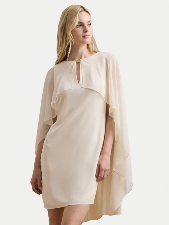 Obrázek produktu LAUREN RALPH LAUREN Koktejlové šaty 253957566 Écru Regular Fit Krémová