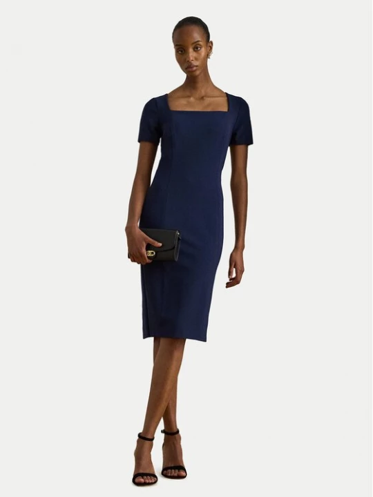 Obrázek produktu LAUREN RALPH LAUREN Koktejlové šaty 253P08759001 Tmavomodrá Slim Fit