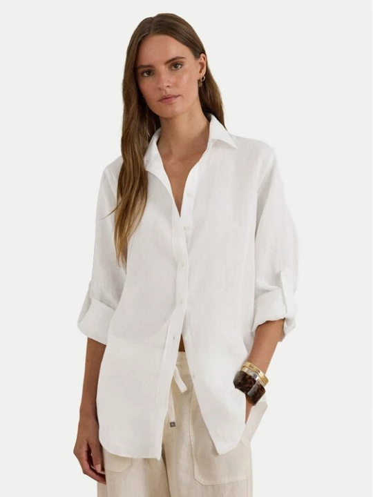Obrázek produktu LAUREN RALPH LAUREN Košile 200782777001 Bílá Relaxed Fit