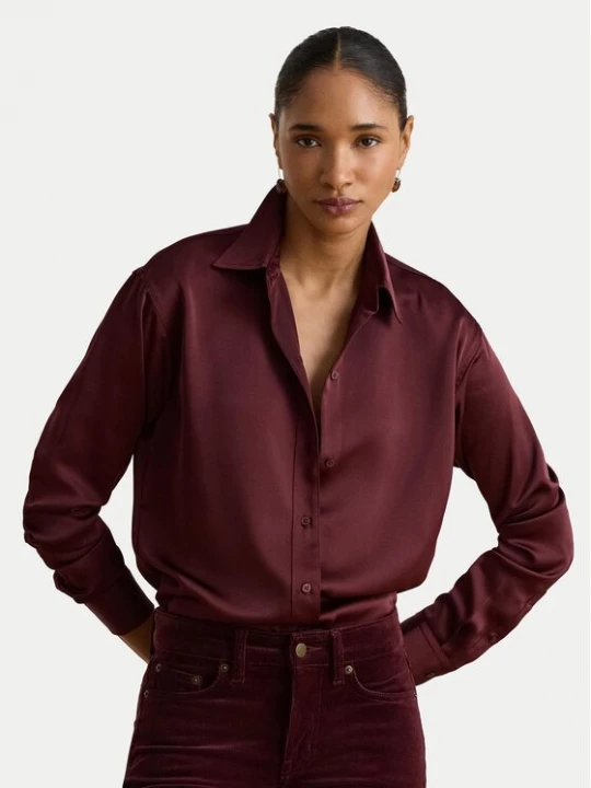 Obrázek produktu LAUREN RALPH LAUREN Košile 200B27610008 Bordó Relaxed Fit