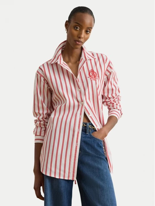 Obrázek produktu LAUREN RALPH LAUREN Košile 200P08746002 Červená Relaxed Fit