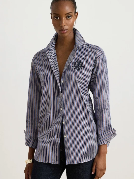 Obrázek produktu Lauren Ralph Lauren košile dámská bavlněná námořnická modř