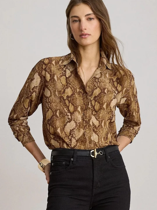 Obrázek produktu Lauren Ralph Lauren košile dámská hnědá