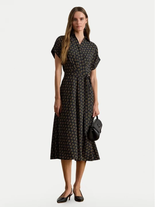 Obrázek produktu LAUREN RALPH LAUREN Košilové šaty 200P03557001 Tmavomodrá Regular Fit