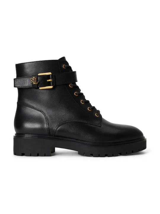 Obrázek produktu Lauren Ralph Lauren kotníkové Chelsea boty dámské kožené Allyson Logo černá
