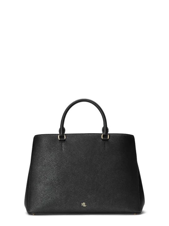 Obrázek produktu Lauren Ralph Lauren Kožená kabelka Lauren Ralph Lauren černá