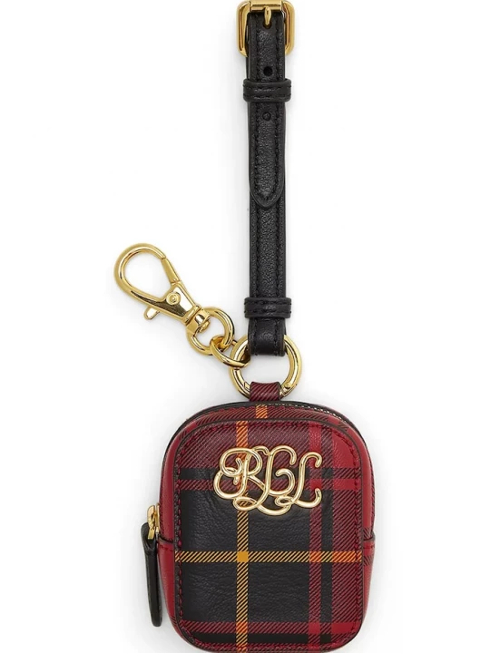Obrázek produktu Lauren Ralph Lauren Kožená klíčenka černá