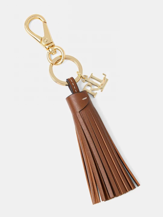 Obrázek produktu Lauren Ralph Lauren Kožená klíčenka hnědá