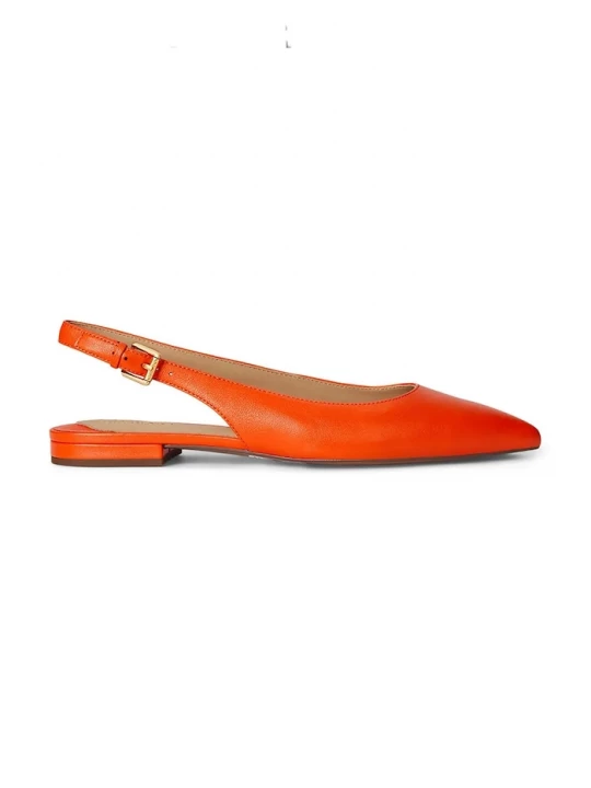 Obrázek produktu Lauren Ralph Lauren Kožené baleríny Lauren Ralph Lauren Londyn Slbck oranžová