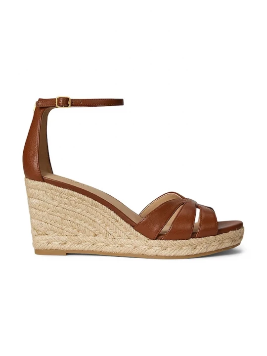 Obrázek produktu Lauren Ralph Lauren Kožené espadrilky Lauren Ralph Lauren Nellie hnědá