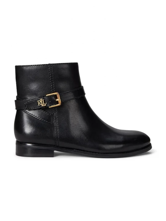 Obrázek produktu Lauren Ralph Lauren Kožené kotníkové boty Brooke Bt 2 černá