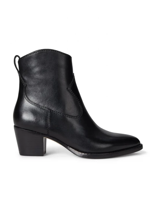 Obrázek produktu Lauren Ralph Lauren Kožené kotníkové boty Harpher černá