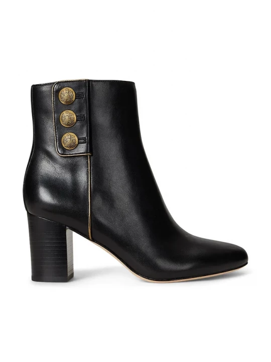 Obrázek produktu Lauren Ralph Lauren Kožené kotníkové boty Lauren Ralph Lauren Kenndi Bt Hl černá