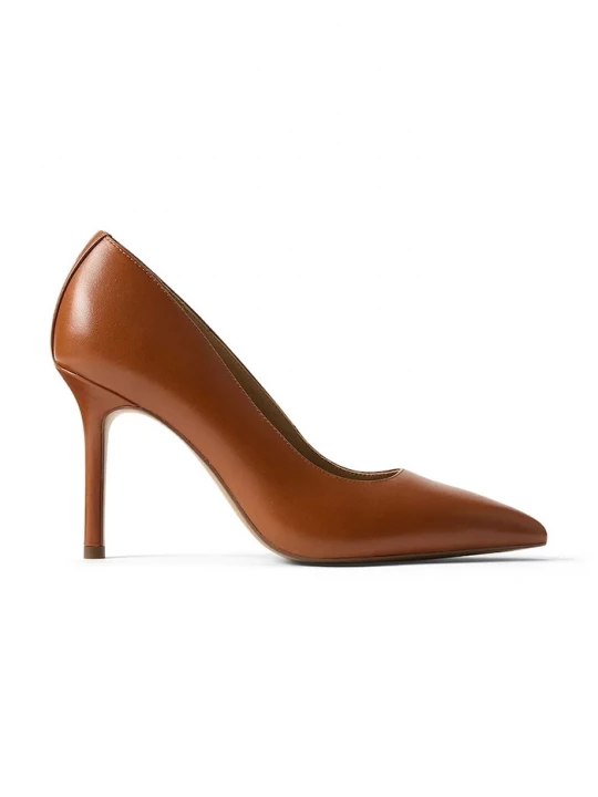 Obrázek produktu Lauren Ralph Lauren Kožené lodičky Lauren Ralph Lauren Lindella II hnědá