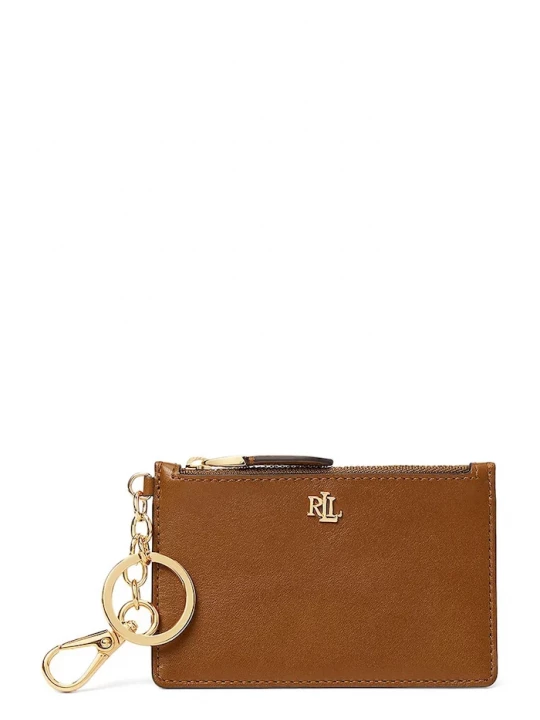 Obrázek produktu Lauren Ralph Lauren Kožené pouzdro na karty Lauren Ralph Lauren hnědá