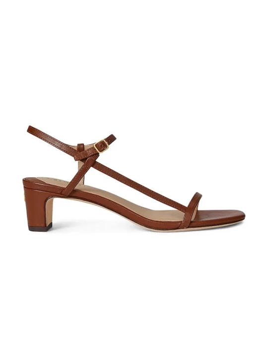 Obrázek produktu Lauren Ralph Lauren Kožené sandály Lauren Ralph Lauren Laine Md Hl hnědá