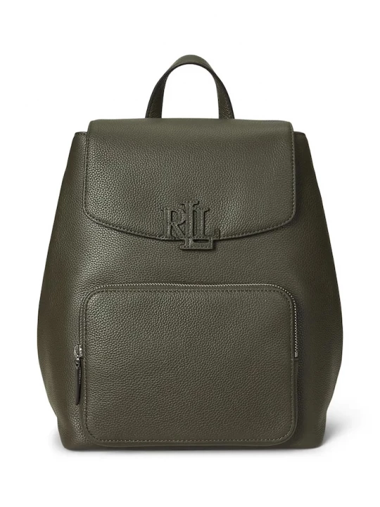 Obrázek produktu Lauren Ralph Lauren Kožený batoh Lauren Ralph Lauren zelená