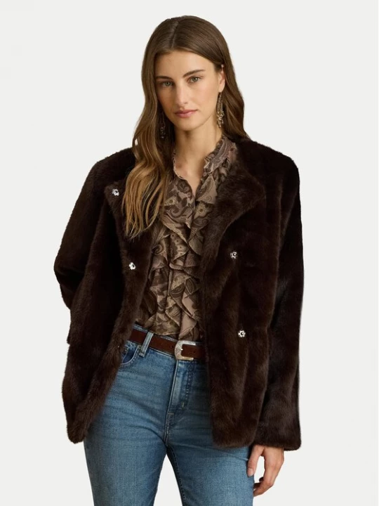 Obrázek produktu LAUREN RALPH LAUREN Kožešina 297P04117002 Hnědá Regular Fit