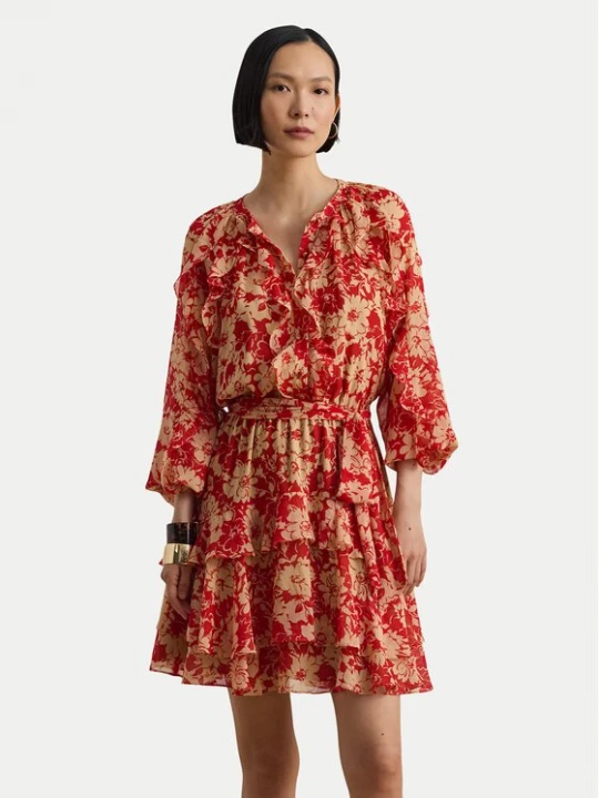 Obrázek produktu LAUREN RALPH LAUREN Letní šaty 200P08669001 Červená Regular Fit
