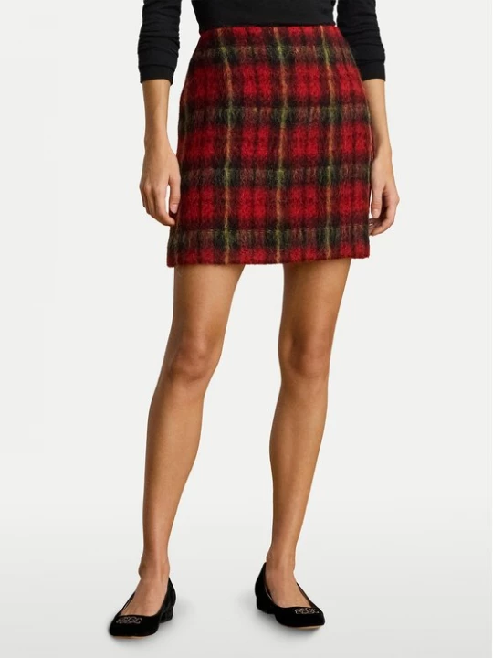 Obrázek produktu LAUREN RALPH LAUREN Mini sukně 200P06912001 Červená Regular Fit