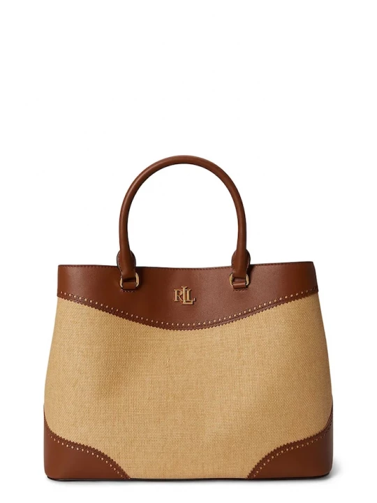 Obrázek produktu Lauren Ralph Lauren nákupní taška dámská kožená hnědá