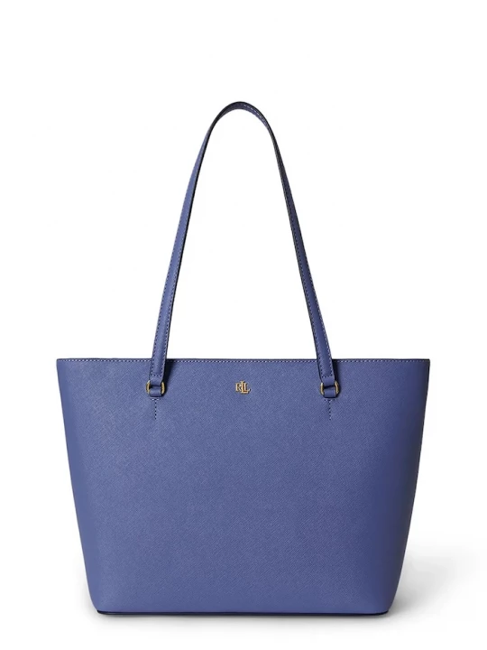 Obrázek produktu Lauren Ralph Lauren nákupní taška dámská kožená modrá
