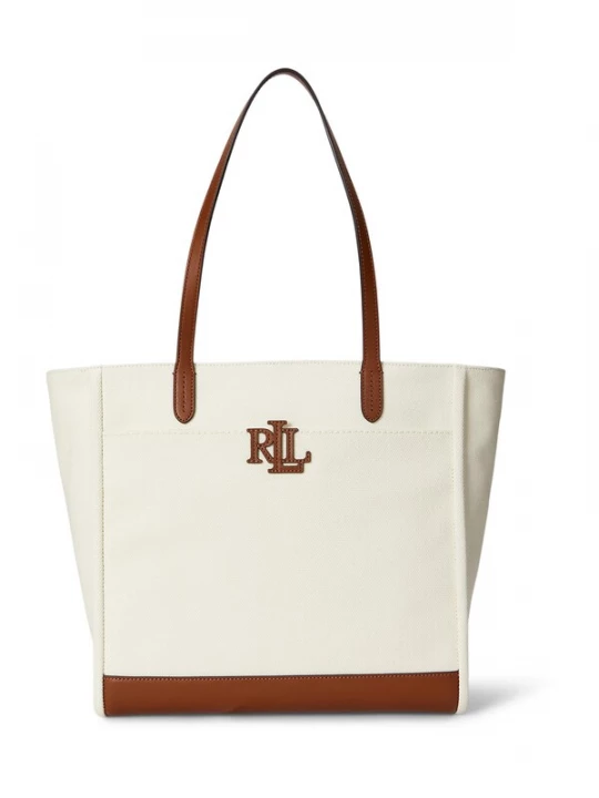 Obrázek produktu Lauren Ralph Lauren Nákupní taška koňaková / bílá