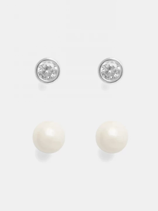 Obrázek produktu Lauren Ralph Lauren Náušnice Lauren Ralph Lauren 2-pack stříbrná
