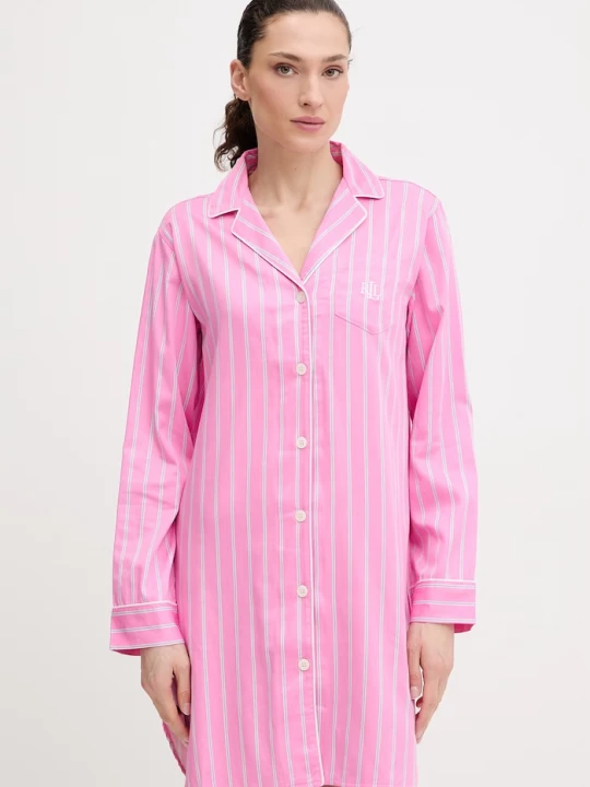 Obrázek produktu Lauren Ralph Lauren Noční košilka Lauren Ralph Lauren růžová