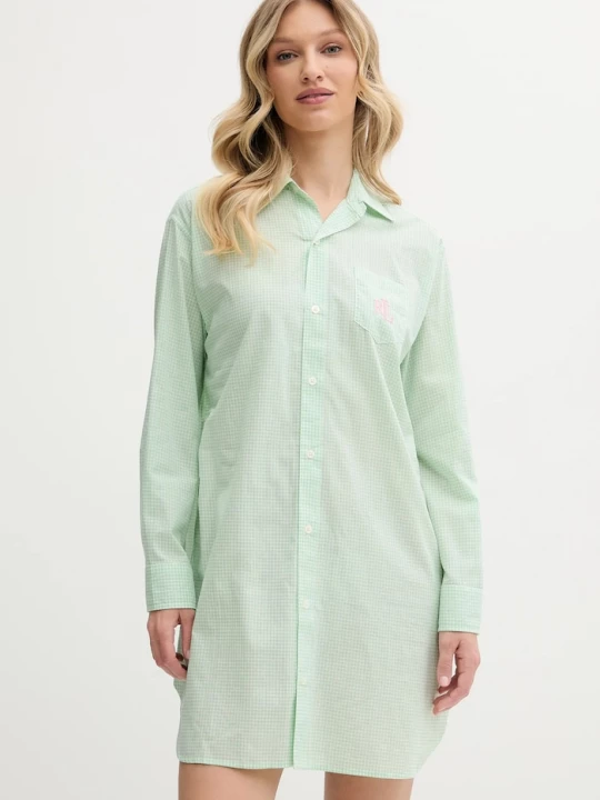 Obrázek produktu Lauren Ralph Lauren Noční košilka Lauren Ralph Lauren zelená