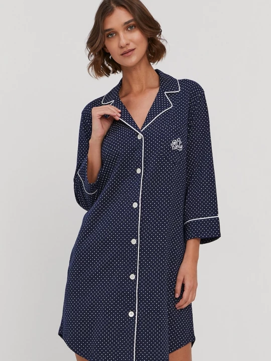 Obrázek produktu Lauren Ralph Lauren Noční košilka námořnická modř