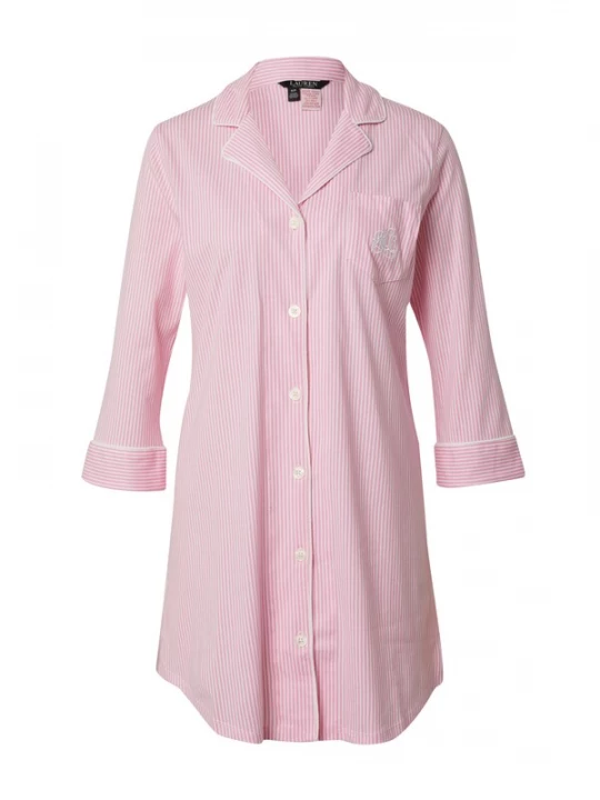 Obrázek produktu Lauren Ralph Lauren Noční košilka  růžová / bílá