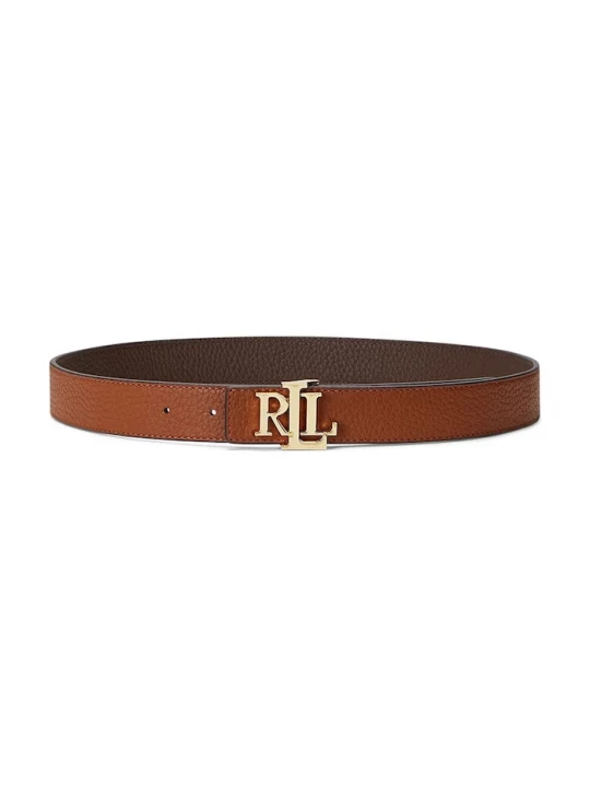 Obrázek produktu Lauren Ralph Lauren oboustranný pásek dámský kožený hnědá