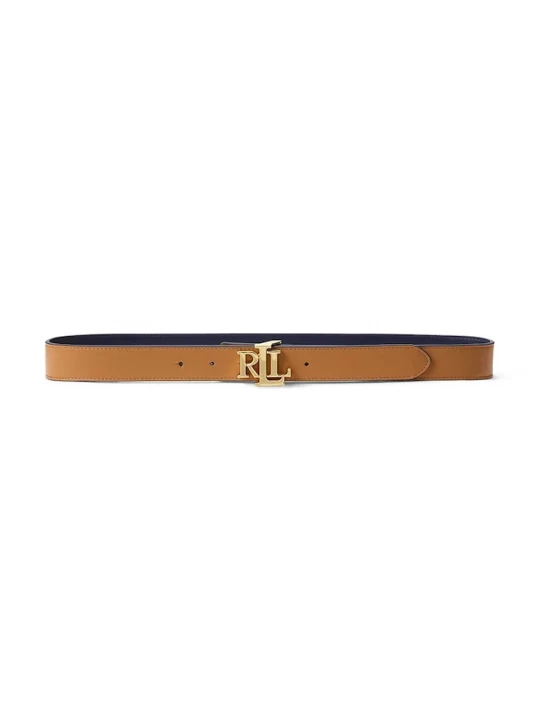 Obrázek produktu Lauren Ralph Lauren oboustranný pásek dámský kožený hnědá