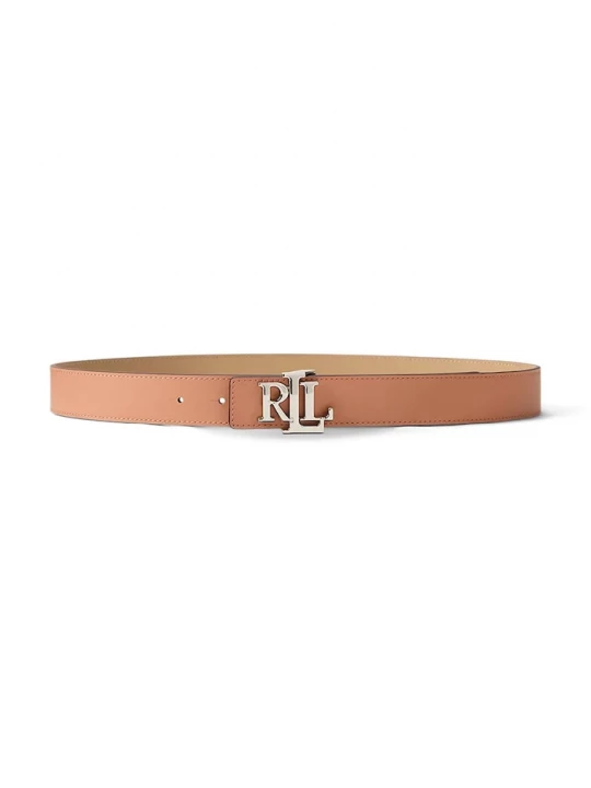 Obrázek produktu Lauren Ralph Lauren oboustranný pásek dámský kožený růžová