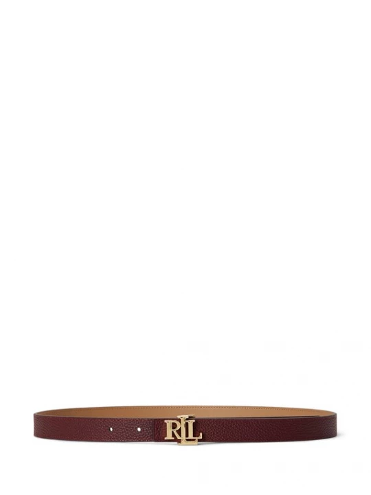 Obrázek produktu Lauren Ralph Lauren Opasek velbloudí / zlatá / vínově červená