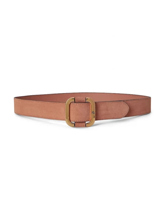 Obrázek produktu Lauren Ralph Lauren pásek dámský semišový oranžová