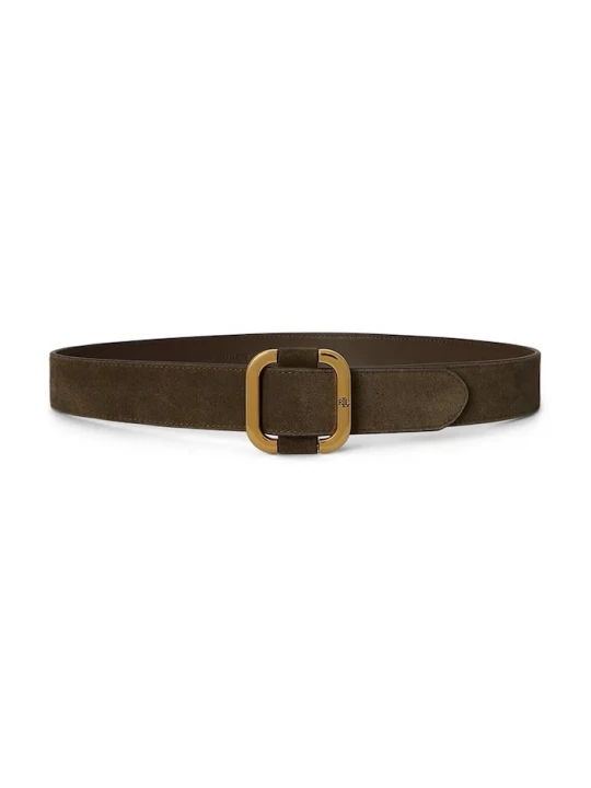Obrázek produktu Lauren Ralph Lauren pásek dámský semišový zelená