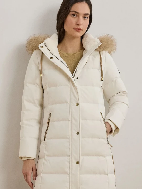 Obrázek produktu Lauren Ralph Lauren péřová bunda dámská béžová