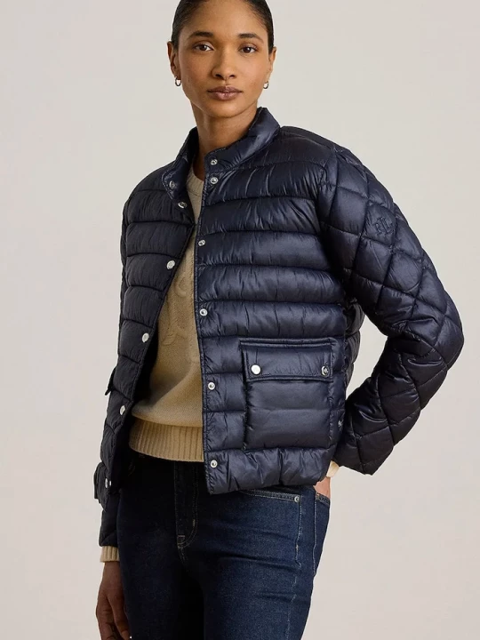 Obrázek produktu Lauren Ralph Lauren péřová bunda dámská námořnická modř