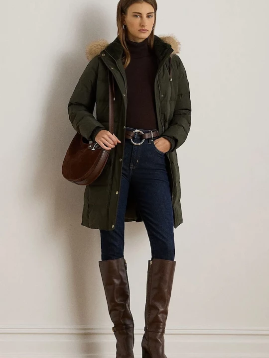 Obrázek produktu Lauren Ralph Lauren péřová bunda dámská zelená