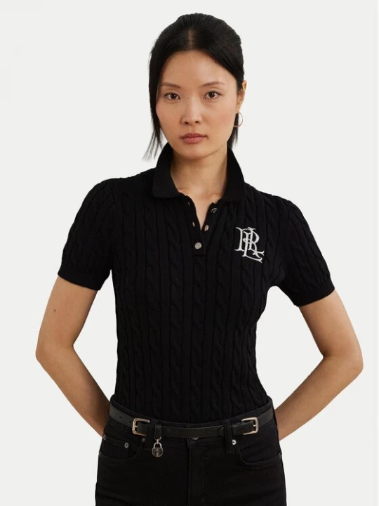 Obrázek produktu LAUREN RALPH LAUREN Polokošile 200932224003 Černá Slim Fit