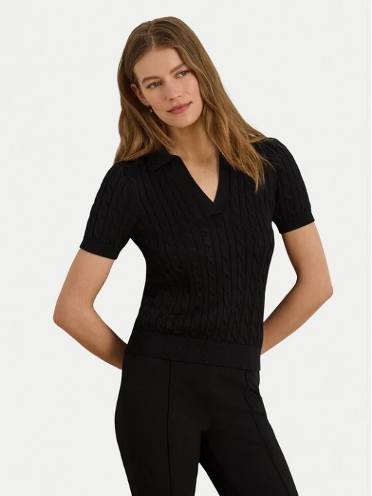 Obrázek produktu LAUREN RALPH LAUREN Polokošile 200P14041002 Černá Regular Fit