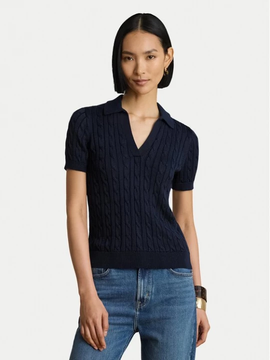 Obrázek produktu LAUREN RALPH LAUREN Polokošile 200P14041003 Tmavomodrá Regular Fit