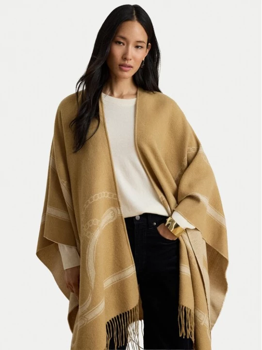 Obrázek produktu LAUREN RALPH LAUREN Pončo 454P23618002 Tmavě béžová