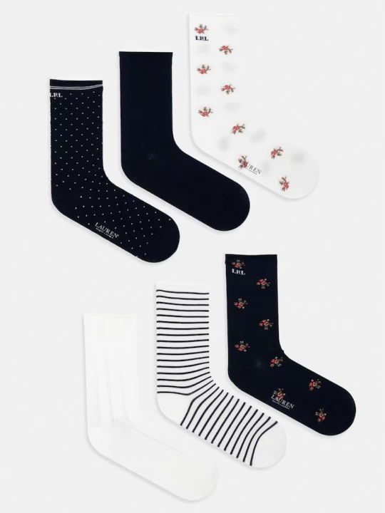 Obrázek produktu Lauren Ralph Lauren ponožky dámské 6-pack