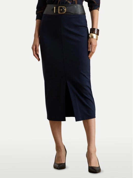 Obrázek produktu LAUREN RALPH LAUREN Pouzdrová sukně 200P03729001 Tmavomodrá Regular Fit