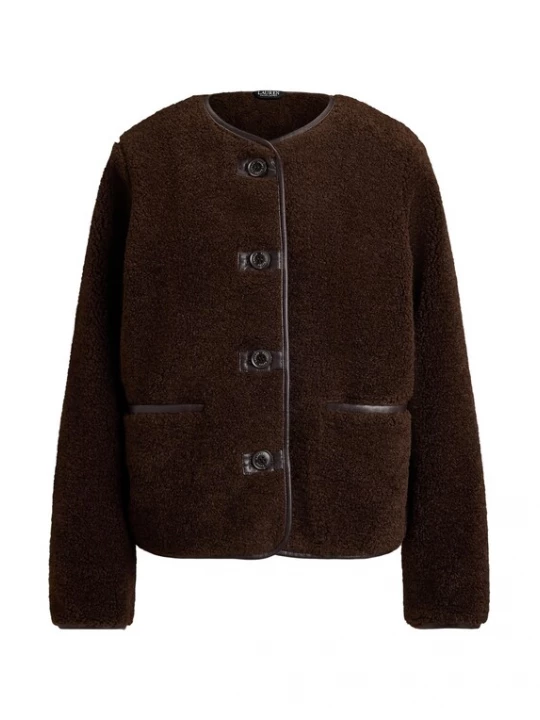 Obrázek produktu Lauren Ralph Lauren Přechodná bunda tmavě hnědá / černá